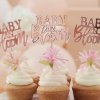 Baby in Bloom - Cupcake Topper 12 Stk
