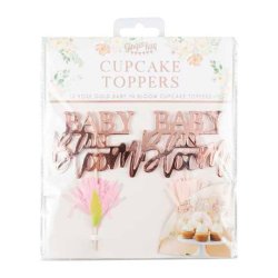 Baby in Bloom - Cupcake Topper 12 Stk