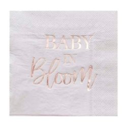 Baby in Bloom Servietter 16 stk