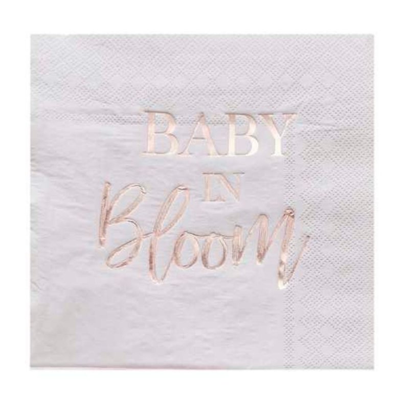 Baby in Bloom Servietter 16 stk