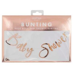 Baby Shower Guirlande- Rosaguld (1,5 m) 