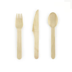 Bestik i Tr Skov 16cm 18 Stk