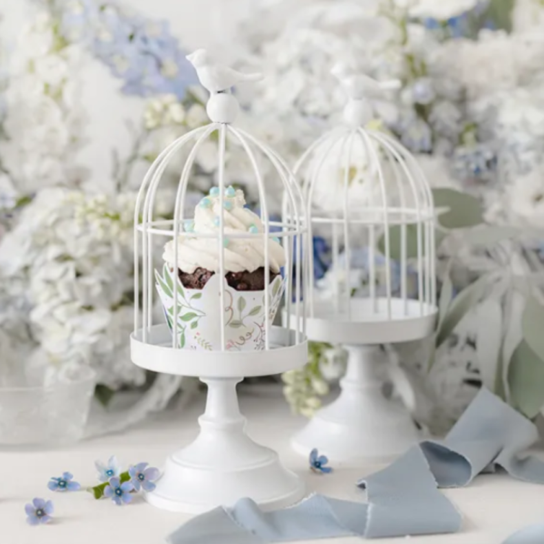 Blomster Cupcake Wrappers 6 stk.