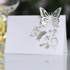 Bordkort Med Sommerfugle 10 Stk 