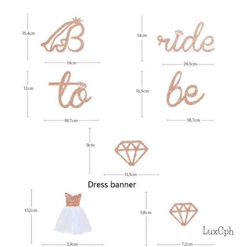 Bride To Be Guirlande Polterabend 