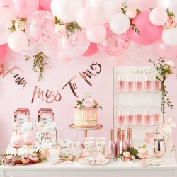 Bride to Be Skrbnd Rosaguld med Blomstermotiver