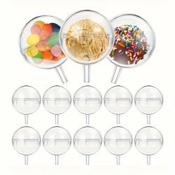 Akryl Chokoladeholdere i Kugleform 20 stk.