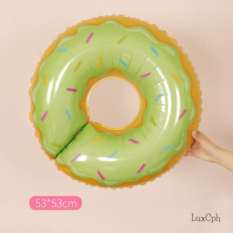 Donut Grn Folieballon 53 x 53 cm