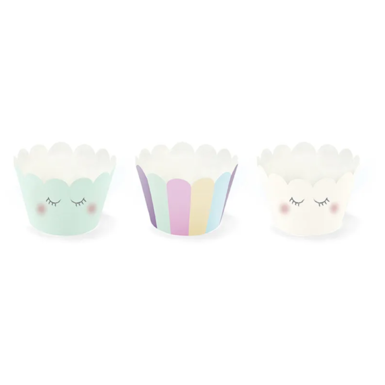 Enhjrning Cupcake Wrappers  6 stk.