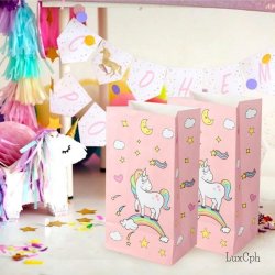 Enhjrning Unicorn Slikpose 12 stk.