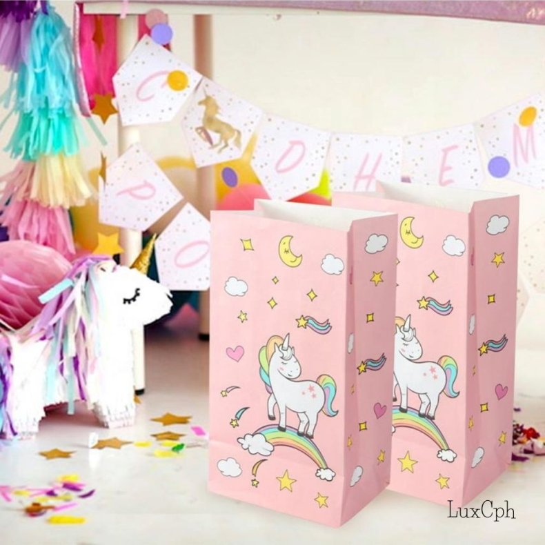 Enhjrning Unicorn Slikpose 12 stk.