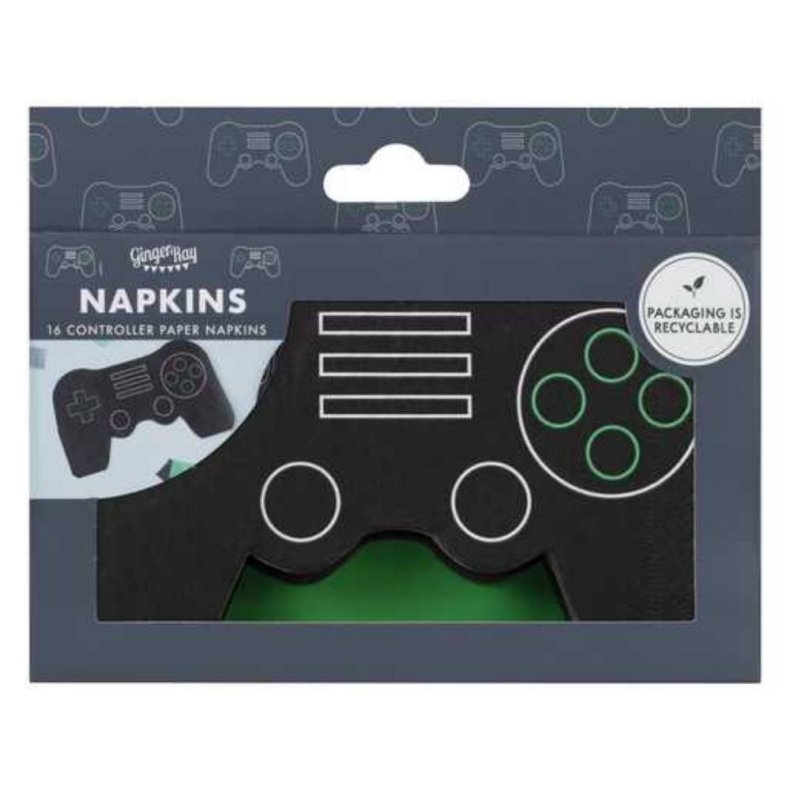 Gamer Controller Servietter 16 Stk