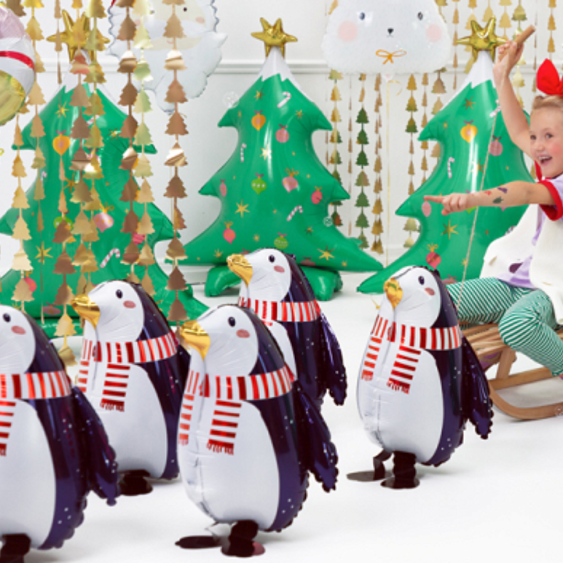 Gardiner / Backdrop Juletr Guld 245 x 100 cm