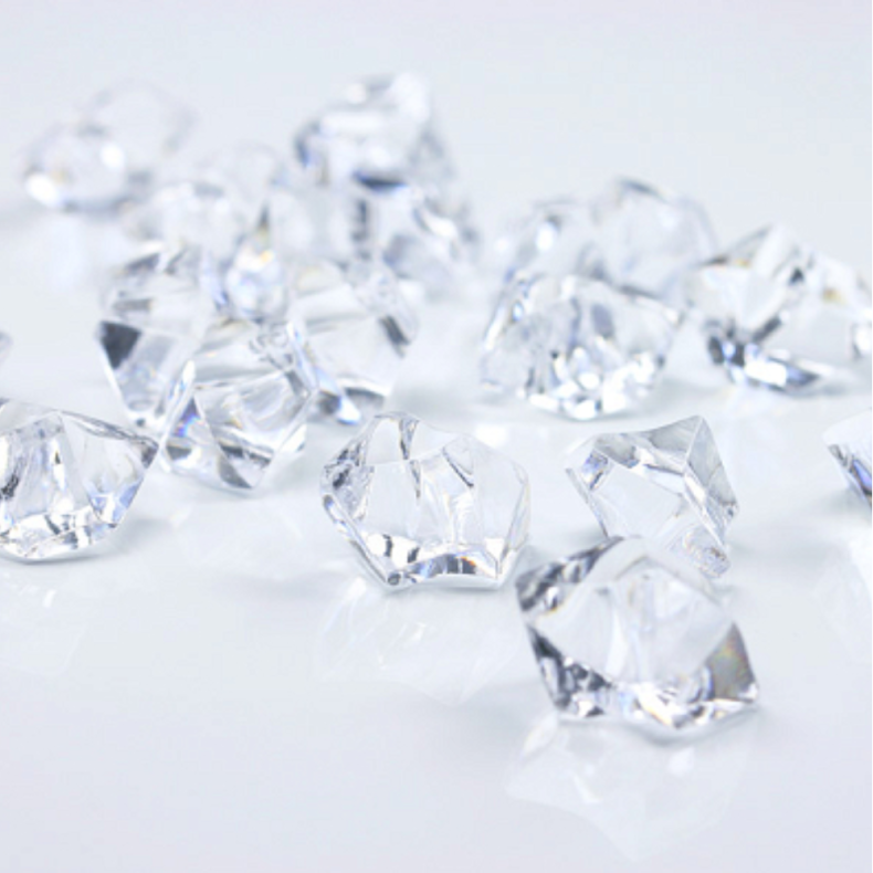 Klar Is Krystaller 25 x 21 mm 50 Stk