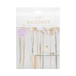 DIY Selfie Baggrundsst Metallisk Guld 