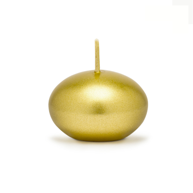 Guld Flydelys Metallic 4 cm 50 Stk