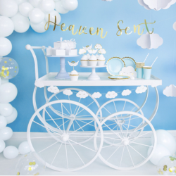 Guldkantet Cupcake Wrappers Hvid 6 stk