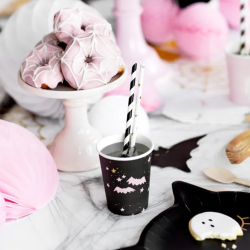 Halloween Boo Papir Kopper 6 Stk