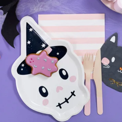 Halloween Kranie Paptallerken 6 Stk 