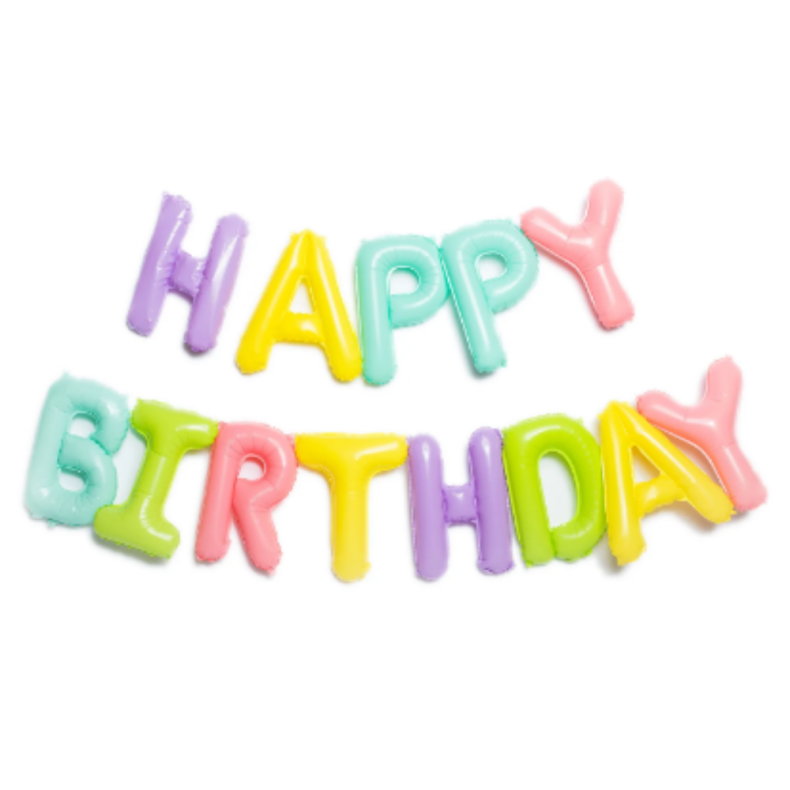 Happy Birthday Folieballoner