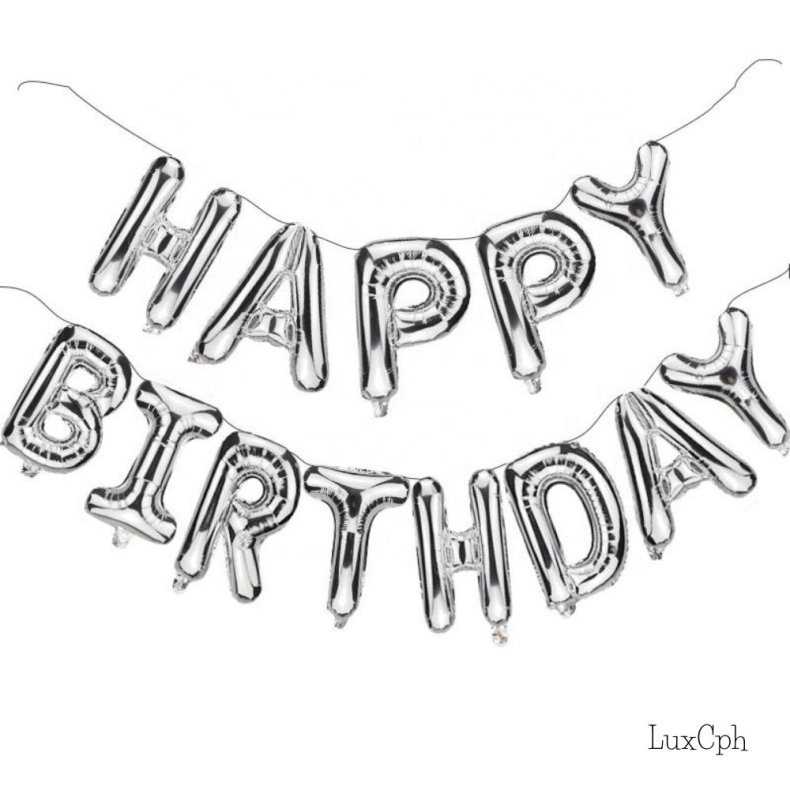 Happy Birthday Folieballoner