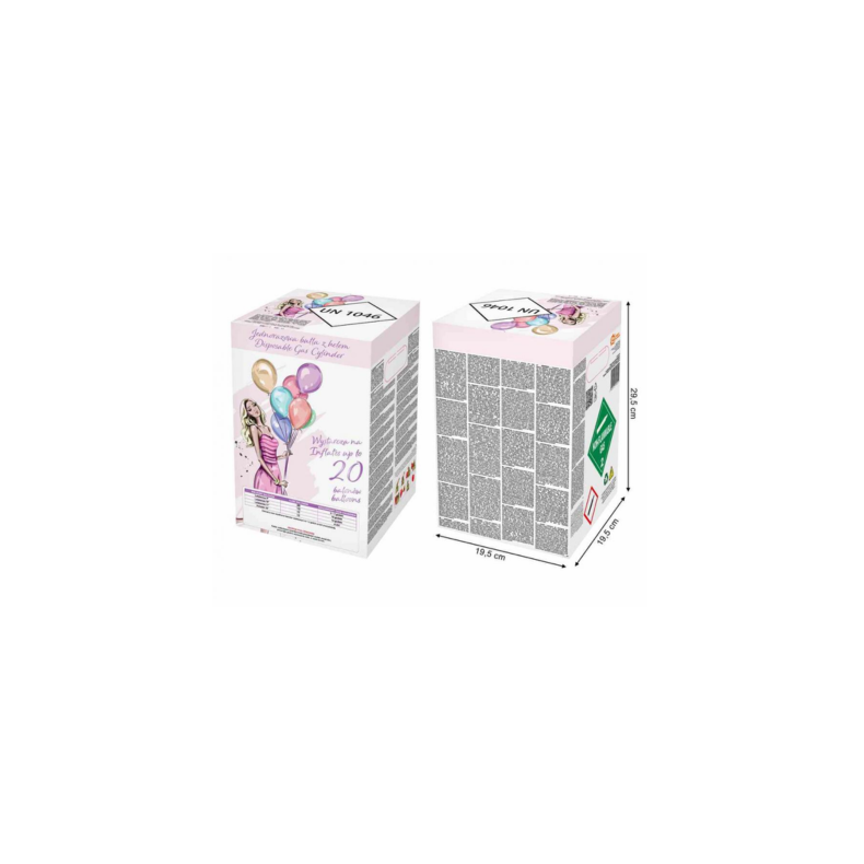 Helium Ballongas til 20 Balloner 