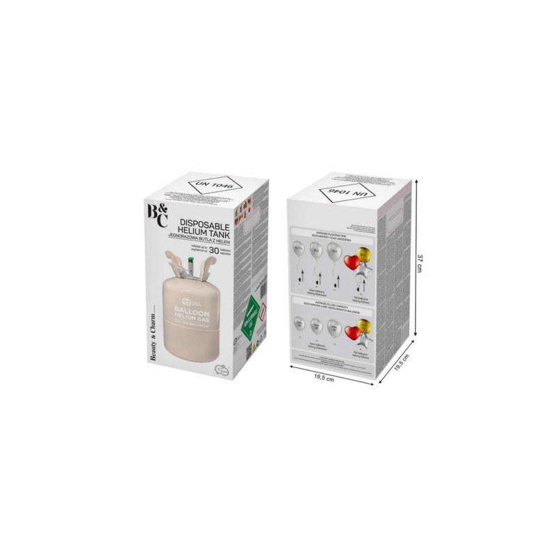 Helium Ballongas til 30 Balloner