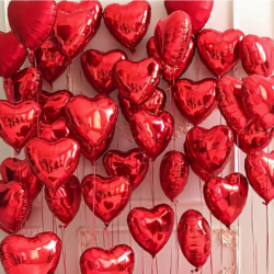 Hjerte Folieballoner St Rd