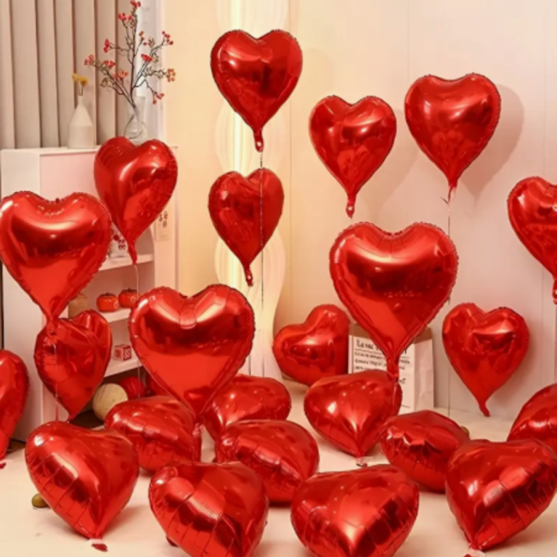 Hjerte Folieballoner St Rd