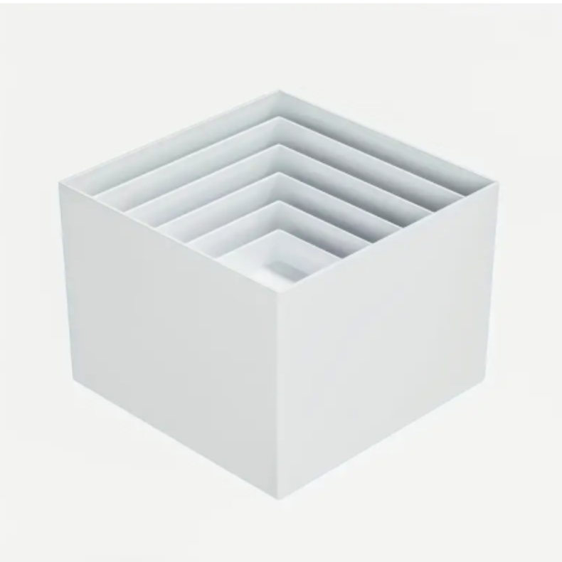 Hvid Akryl Udstillingsstativ