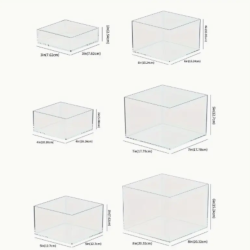 Hvid Akryl Udstillingsstativ