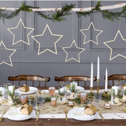 Hvide Hje Stearinlys 24 cm 10 Stk