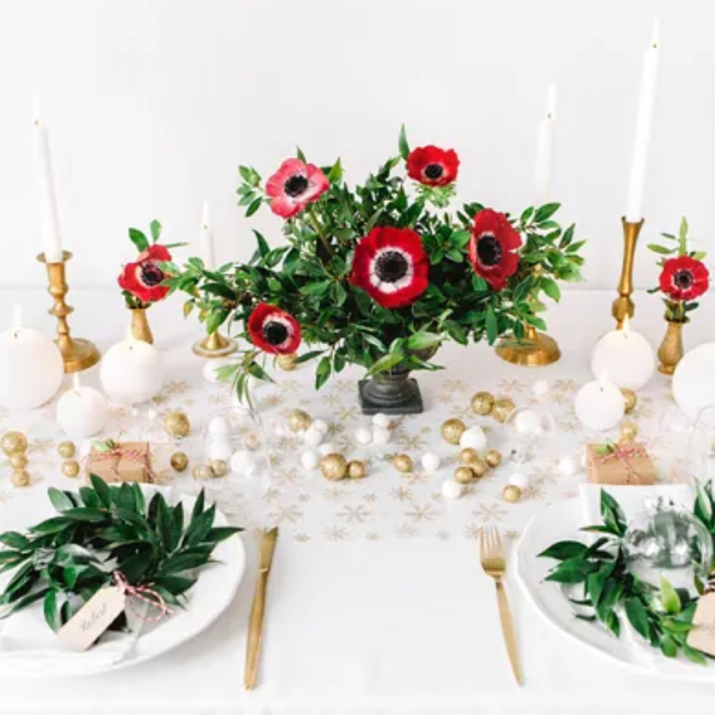 Hvide Kuglelys 8 cm 6 Stk