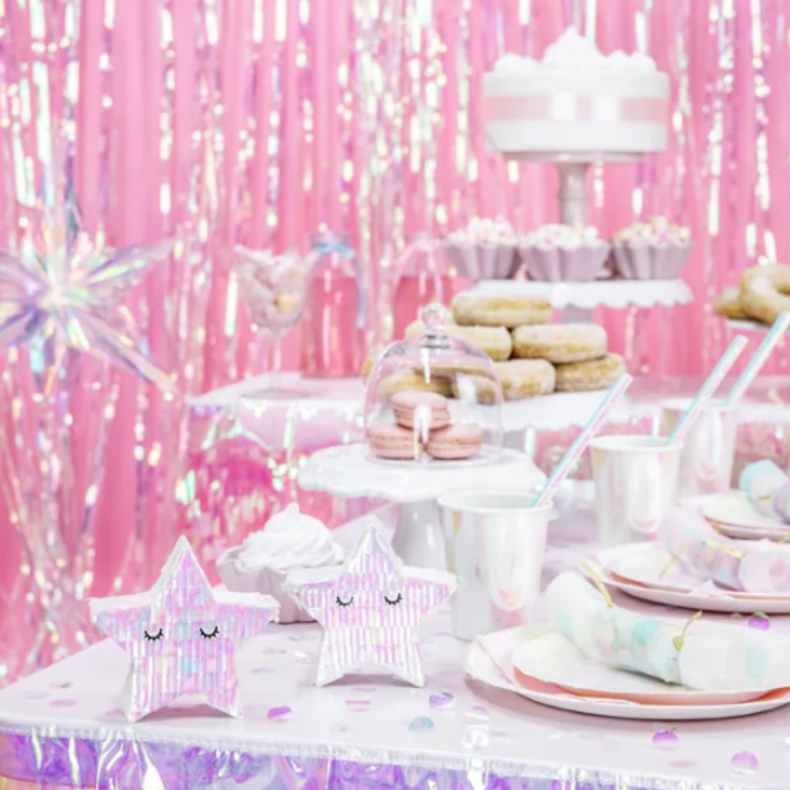 Iriserende Backdrop / Gardin 