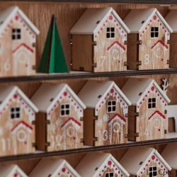 Julekalender mini hus 