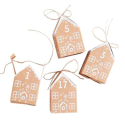 Julekalender Huse 24 stk.
