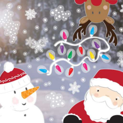 Julemandens og Rensdyrets Julevinduesklistermrker