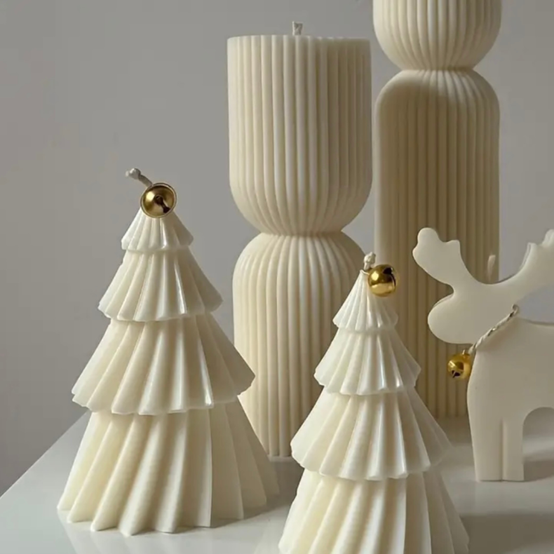 Juletr Formede Sojalys Hndlavet 