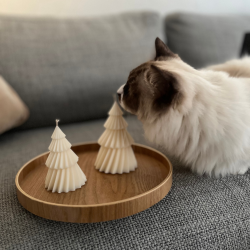 Juletr Formede Sojalys Hndlavet 