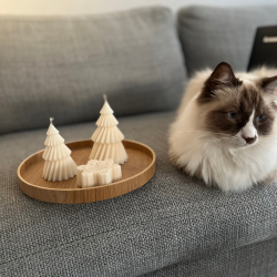 Juletr Formede Sojalys Hndlavet 