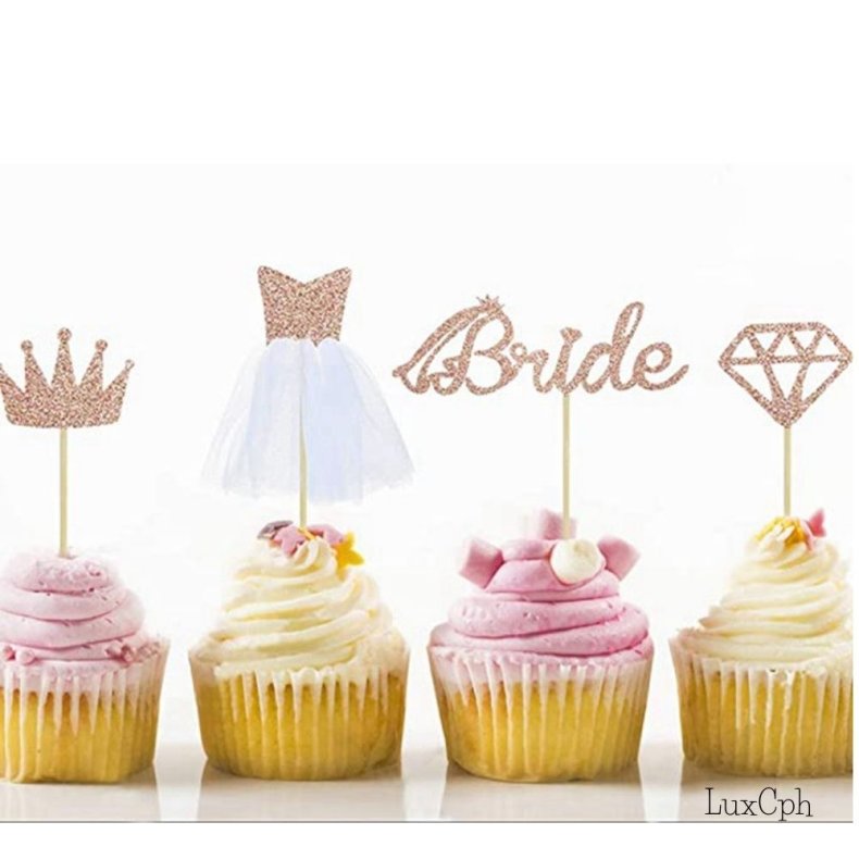 Bride To Be Kage Dekoration / Cupcake Topper Polterabend 