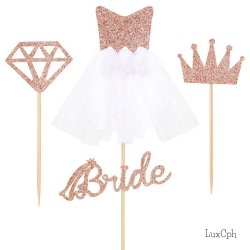 Bride To Be Kage Dekoration / Cupcake Topper Polterabend 