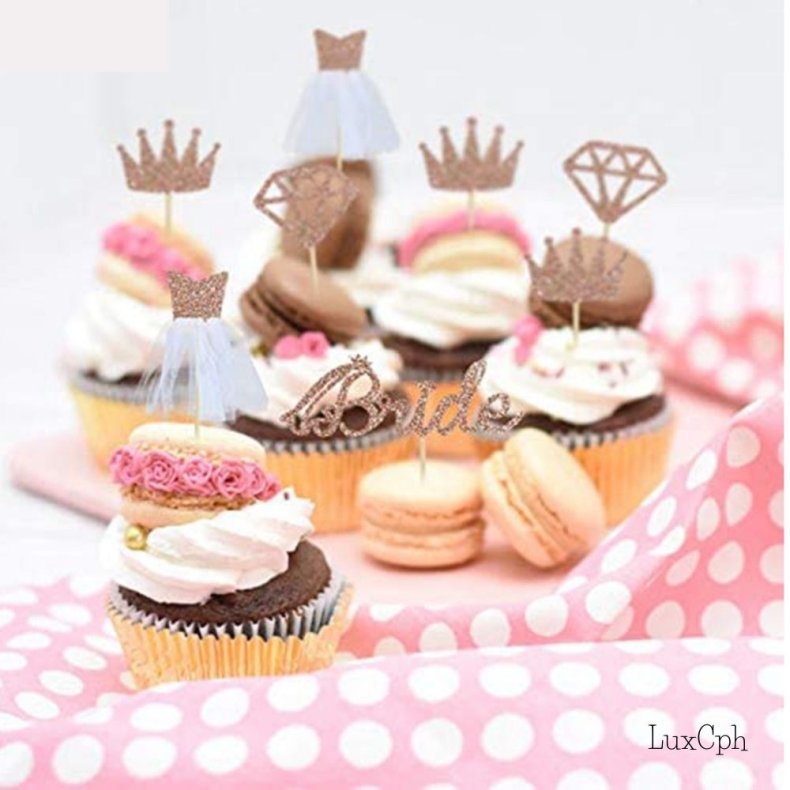 Bride To Be Kage Dekoration / Cupcake Topper Polterabend 
