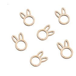 Pske - Kanin Konfetti Tr 24 stk.