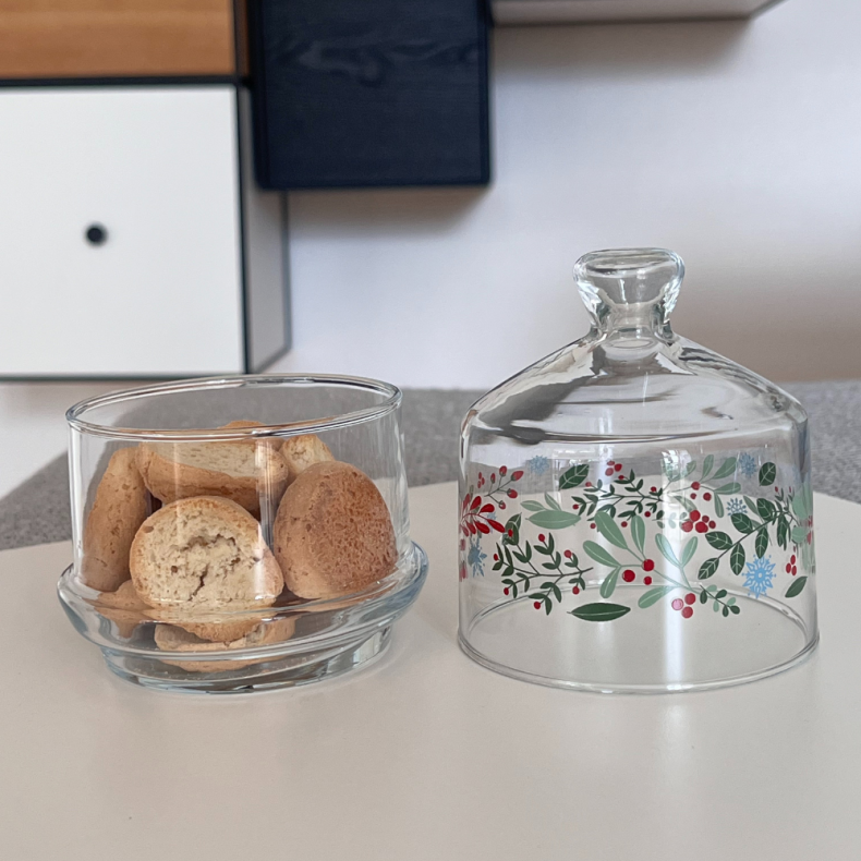 Lav Berry Slik / Chokolade Glas med Julemotiver 