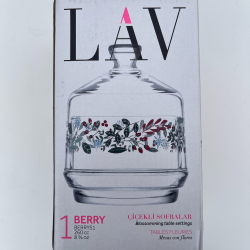 Lav Berry Slik / Chokolade Glas med Julemotiver 