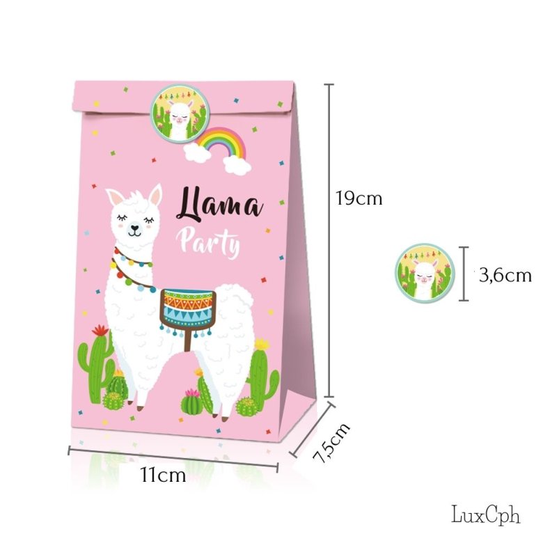 Lama Slikposer 12 stk.