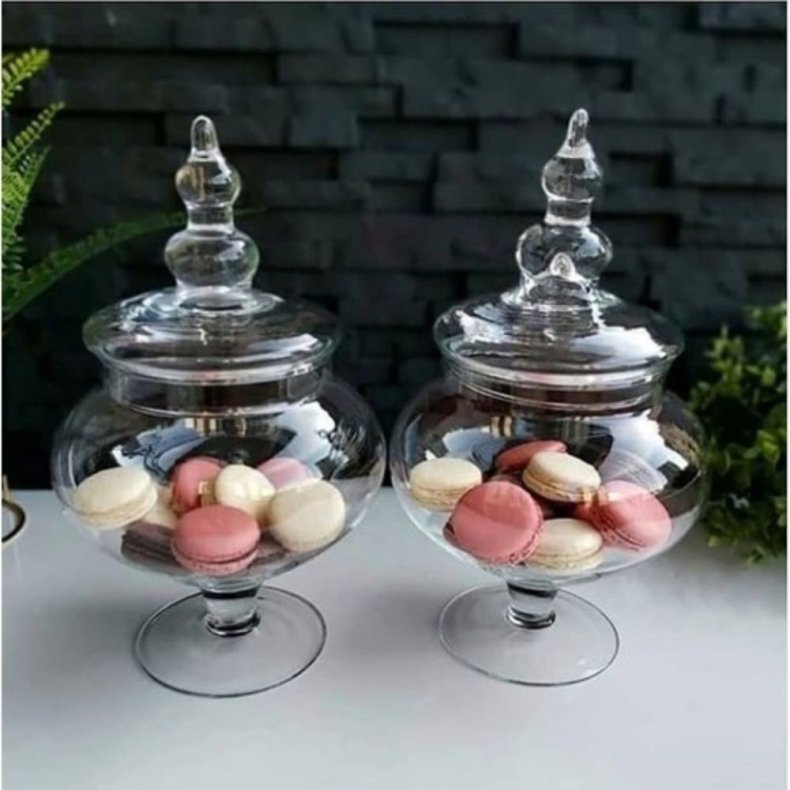 Slik / Chokolade Krukke Hndlavet 