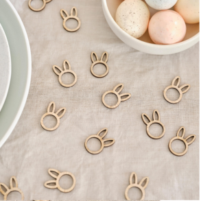 Pske - Kanin Konfetti Tr 24 stk.