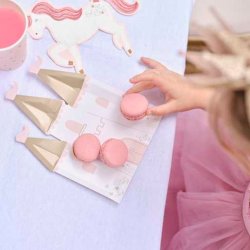 Prinsesseslot Paptallerkner 8 Stk. 
